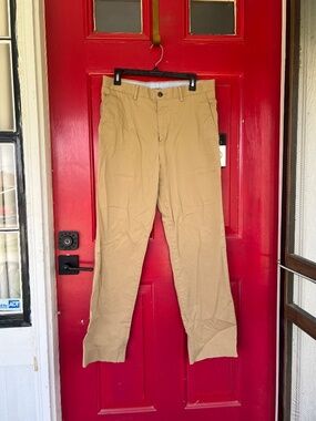 Hart Schaffner Marx 32x32 Men's Khaki Pants Tan Work Office Business Casual